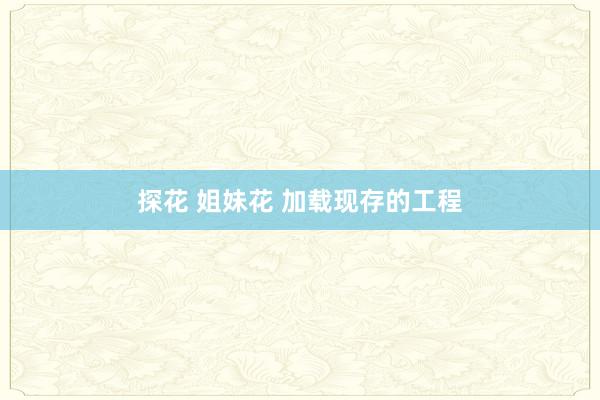 探花 姐妹花 加载现存的工程